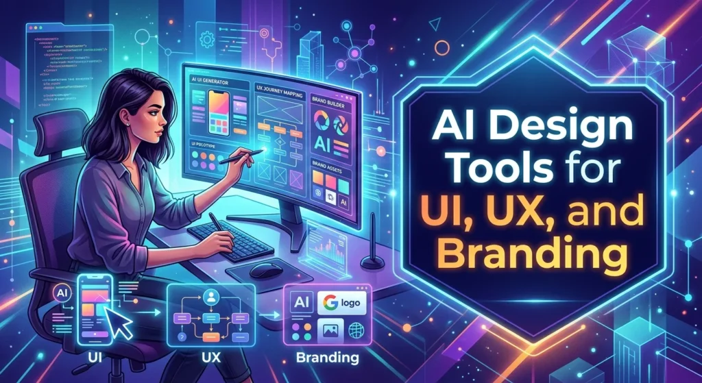 AI Design Tools for UI, UX, and Branding