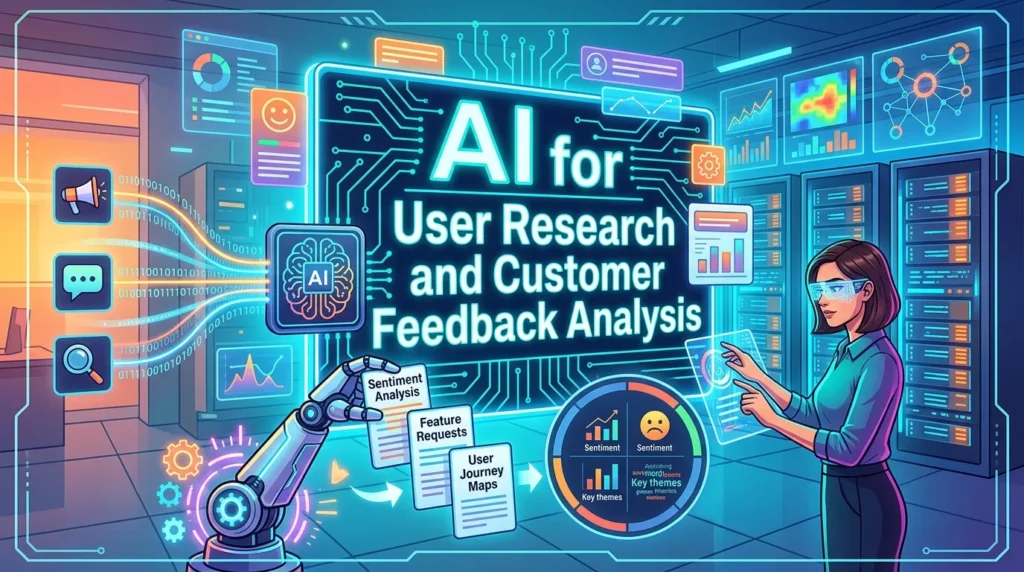 AI for User Research and Customer Feedback Analysis