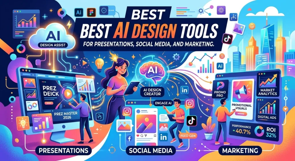 Best AI Design Tools for Presentations, Social Media, and Marketing