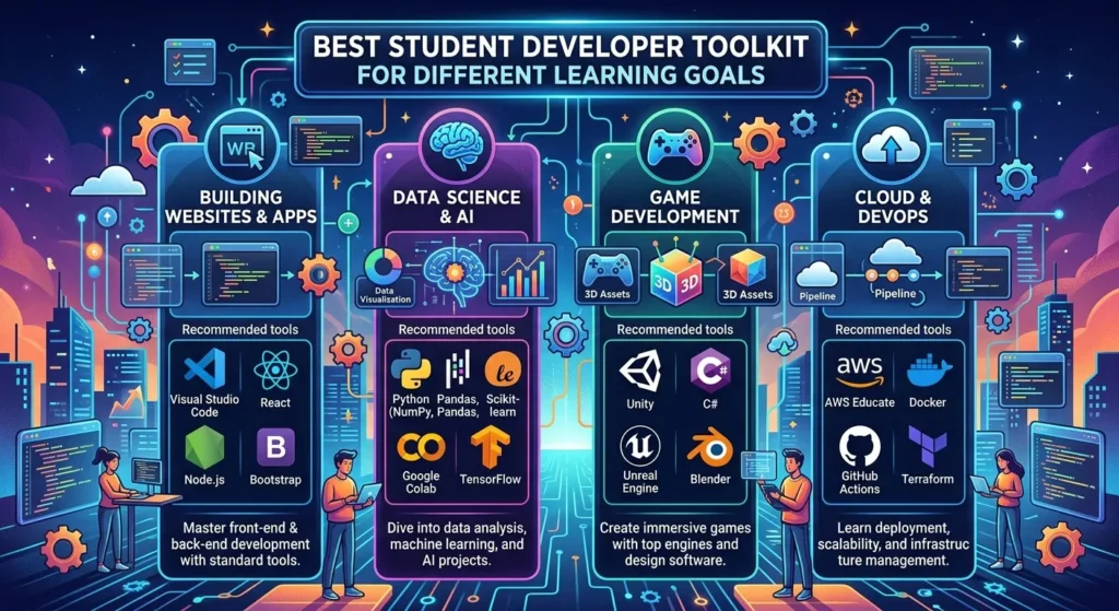 Best Student Developer Toolkit for Different Learning Goals