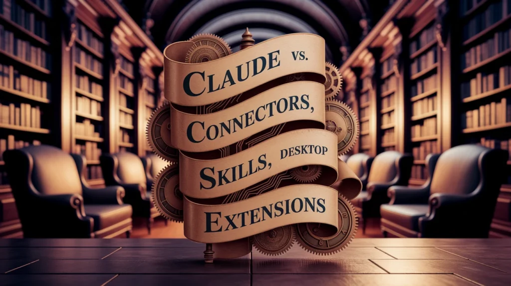 Claude Tools vs Connectors, Skills, and Desktop Extensions