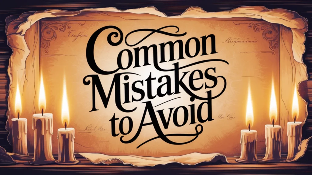 Common Mistakes to Avoid