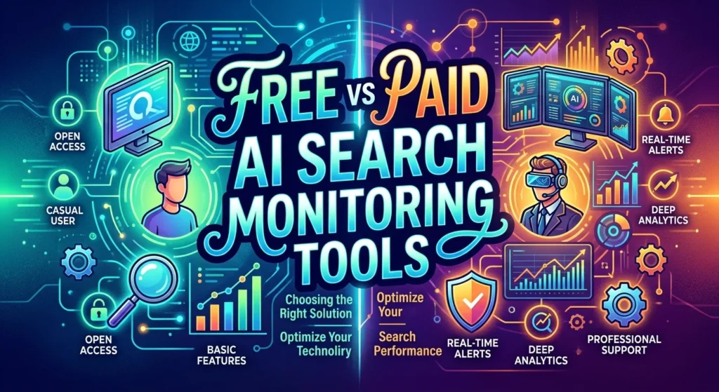 Free vs Paid AI Search Monitoring Tools
