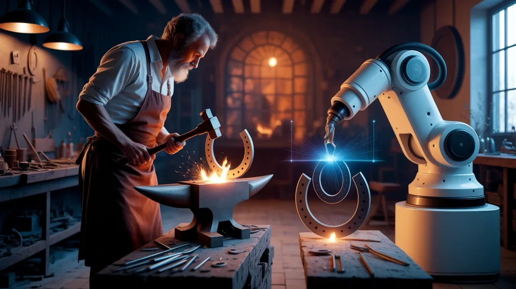 Traditional Tools vs AI-Assisted Blacksmithing Workflows