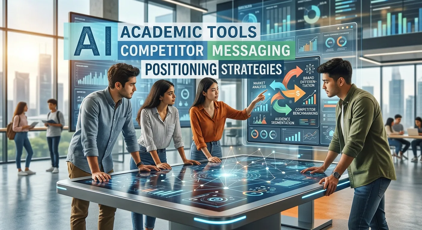 ai academic tools competitor messaging positioning strategies
