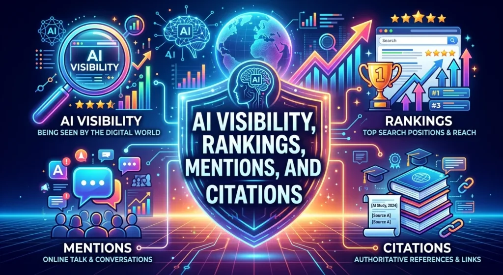 AI Visibility, Rankings, Mentions, and Citations