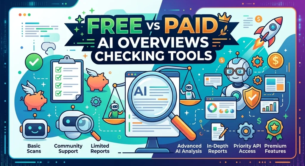Free vs Paid AI Overviews Checking Tools
