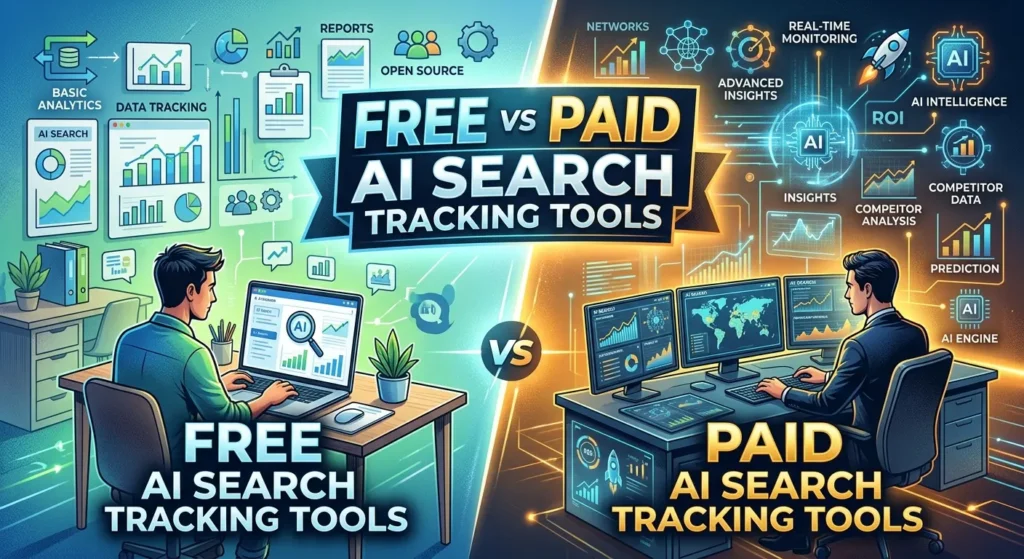 Free vs Paid AI Search Tracking Tools