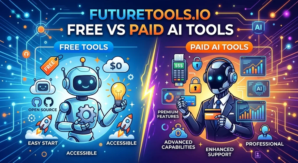FutureTools.io Free vs Paid AI Tools