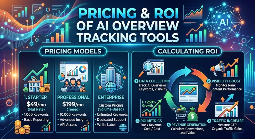 Pricing and ROI of AI Overview Tracking Tools